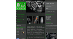 Desktop Screenshot of leathercarseatspecialists.co.uk