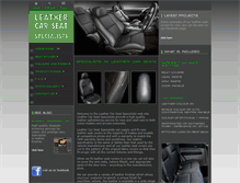 Tablet Screenshot of leathercarseatspecialists.co.uk